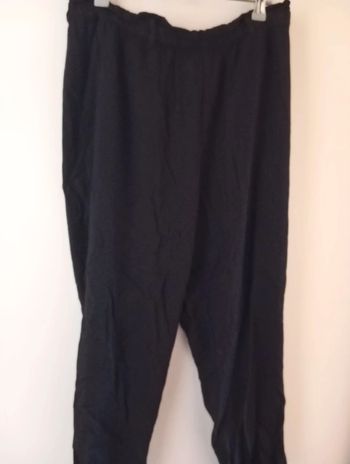 Pantalon fluide léger noir femme taille 42