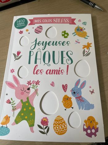 Colos strass Joyeuses Pâques