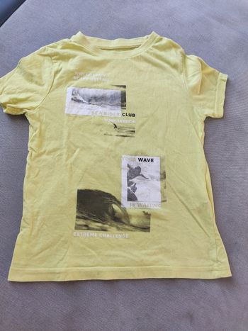 Tee shirt jaune Kiabi 5 ans