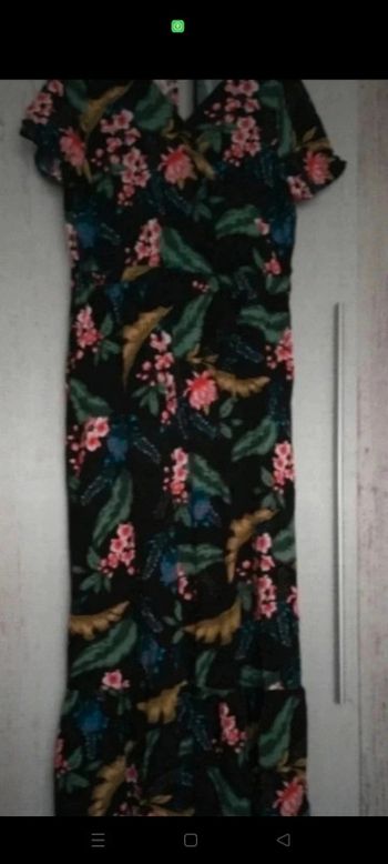 Longue robe d été a motif floral