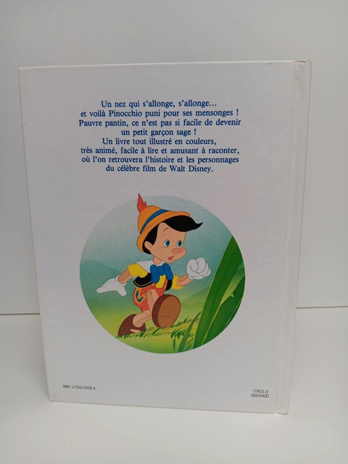 Livre Walt Disney vintage Pinocchio 111 pages - photo numéro 3