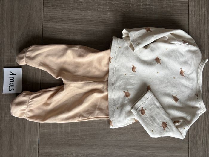 Ensemble pyjama 2 pièces Kiabi 1 mois - photo numéro 4