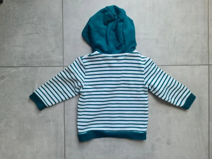 Ensemble mi saison hiver pull sweat à capuche pantalon 23 mois - photo numéro 3
