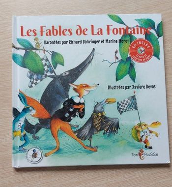 Livre Cd audio/ Les Fables de La Fontaine