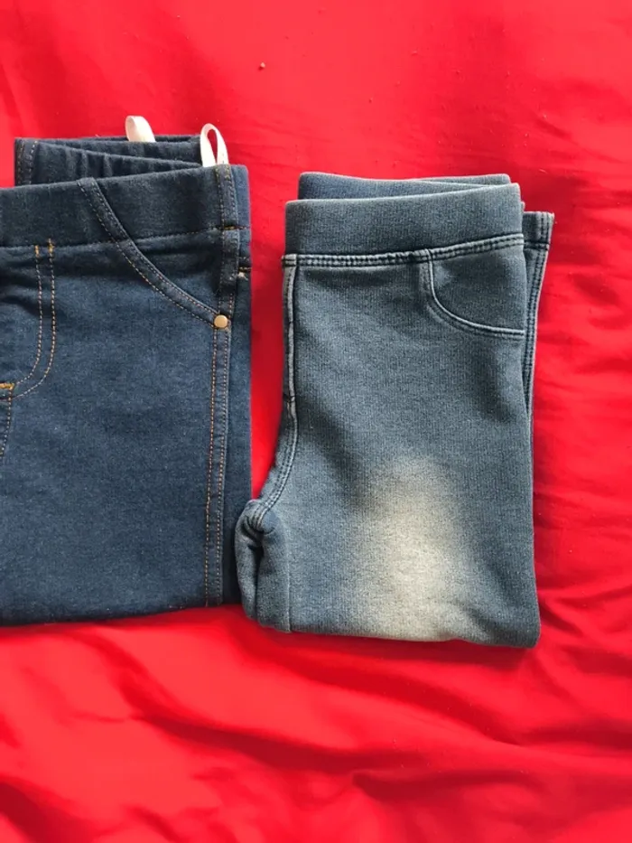 Lot de 2 jegging taille 86 cm