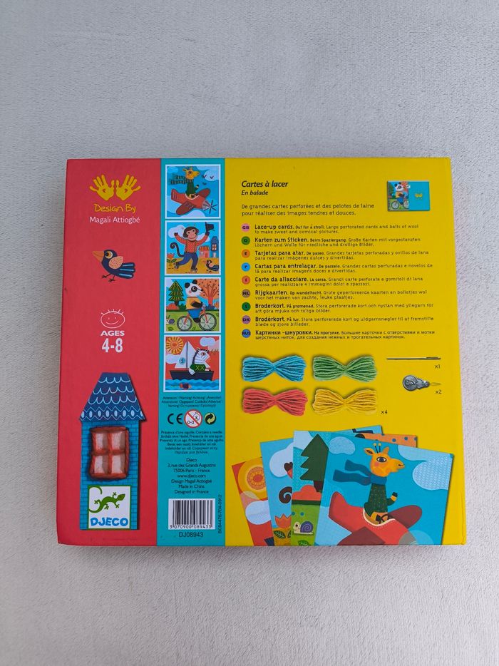 Cartes à lacer Djeco - photo numéro 3