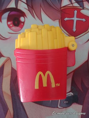Jouet mcdonald 1996 cornet de frite mecanique
