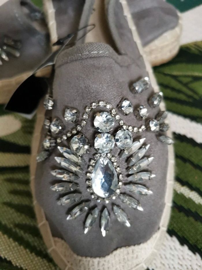 Espadrilles avec strass - photo numéro 2