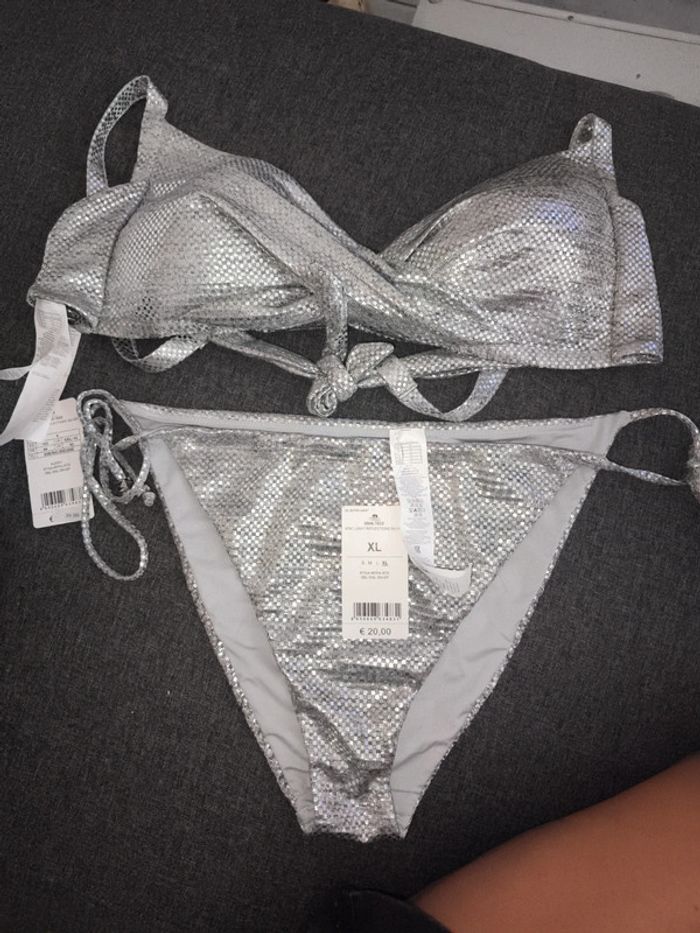Maillot de bain gris calzedonia