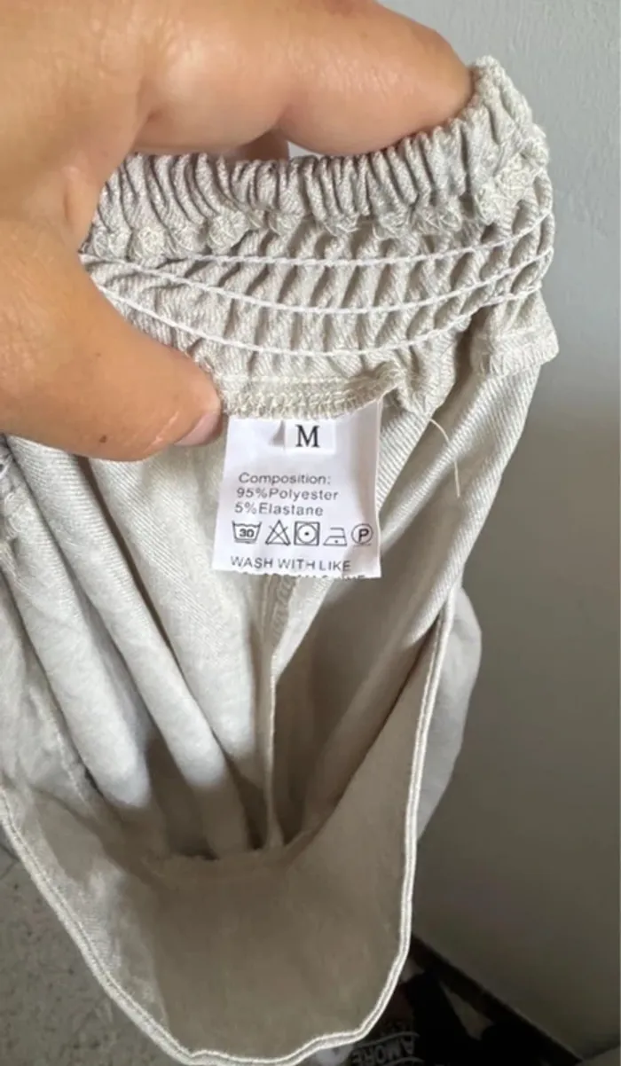 Top + pantalon élégant taille M femme - photo numéro 4