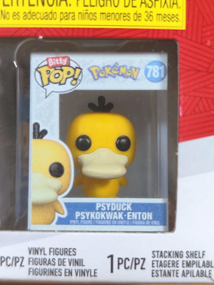 Boîte De 4 Bitty Pop! - Squirtle, Eevee, Growlithe, Psyduck - Pokémon - photo numéro 5