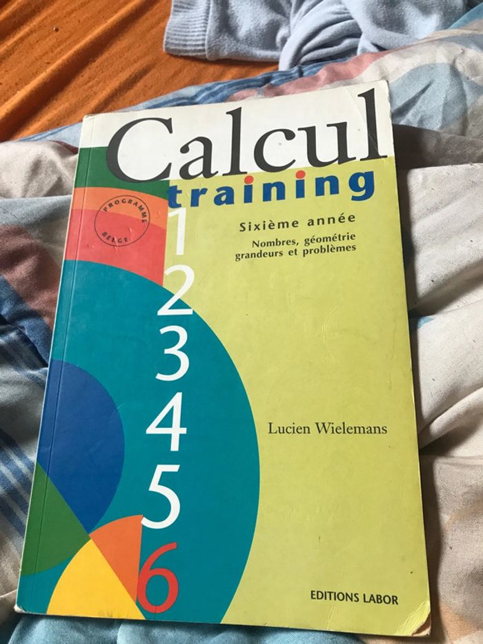 Calcul training 6 ème année