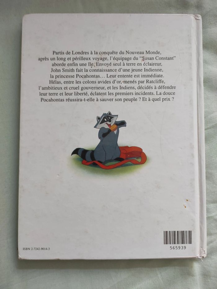 Livre Disney Pocahontas - photo numéro 2