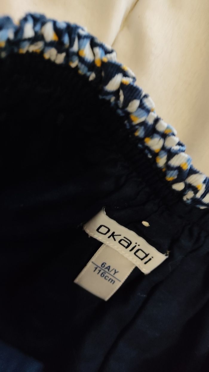 Jupe velours imprimé Okaïdi 6 ans - photo numéro 3