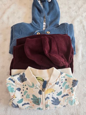 Lot de 3 gilets 12 mois