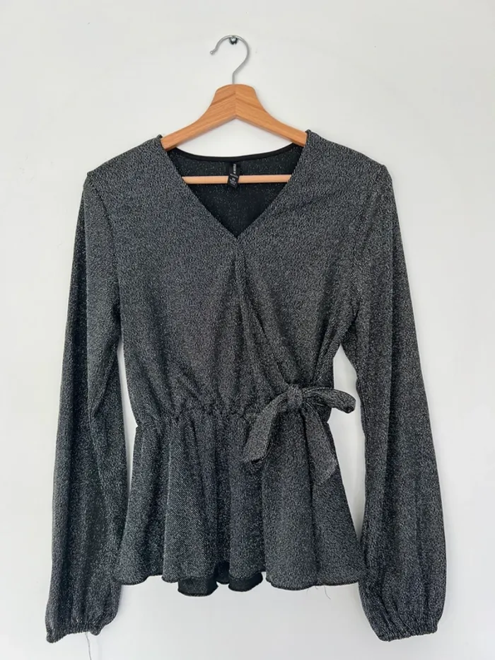 Haut col V femme Amisu