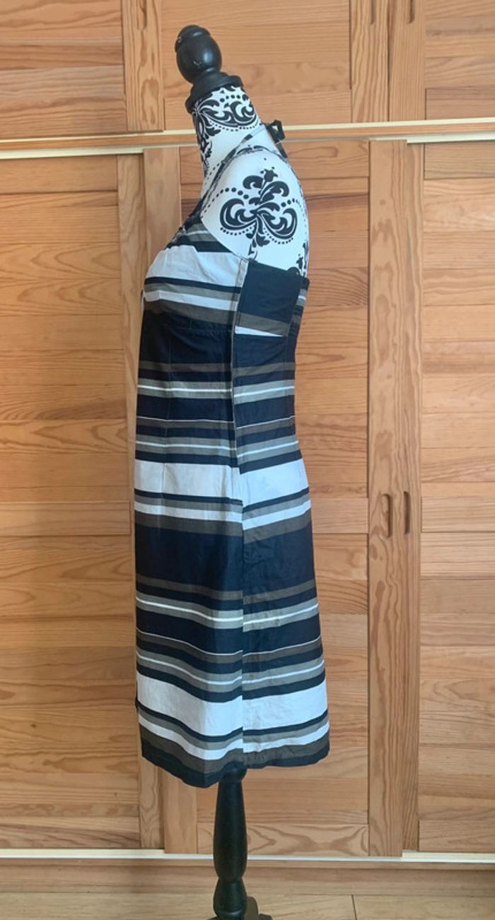 Robe dos nu rayée H&M taille 38 - photo numéro 3