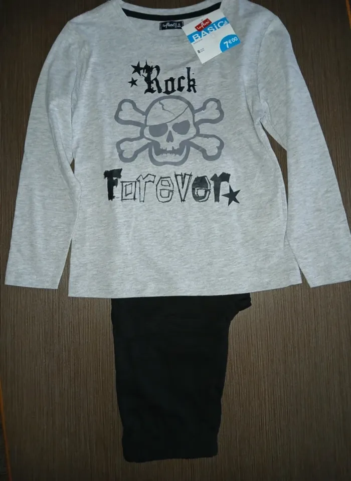 Pyjamas garçon en coton 8 ans