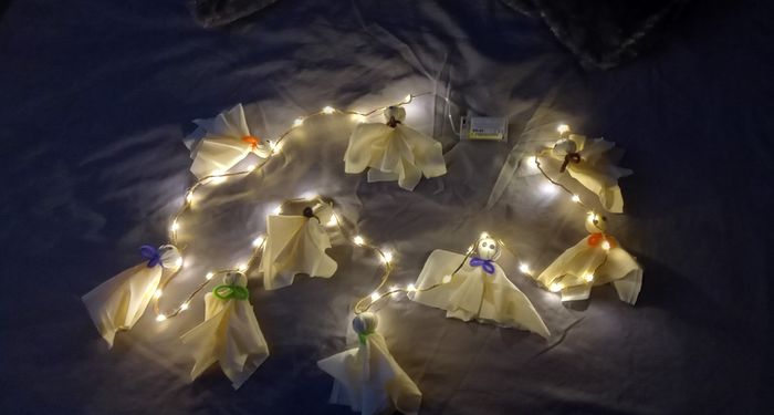 Guirlande halloween fantômes