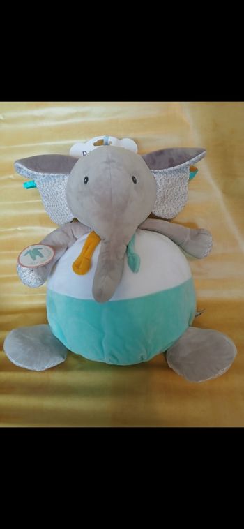 doudou peluche éléphant range pyjama baby nat