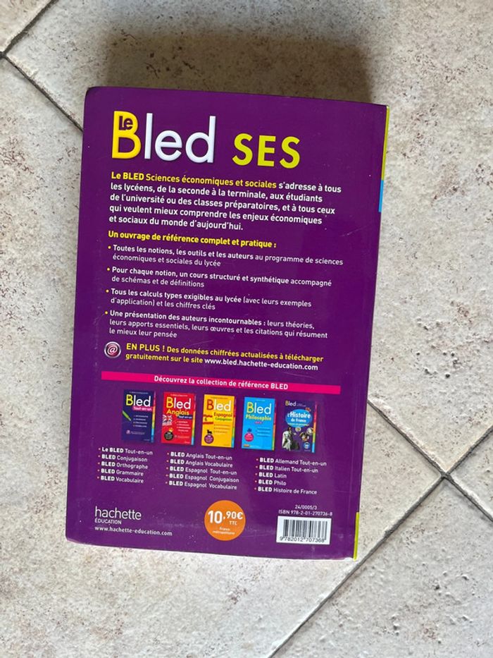 Le Bled SES, Hachette, Lycée - photo numéro 2