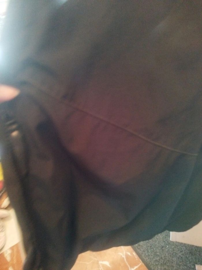 Manteau long  doublé style trench mais avec fermeture zippée - photo numéro 5