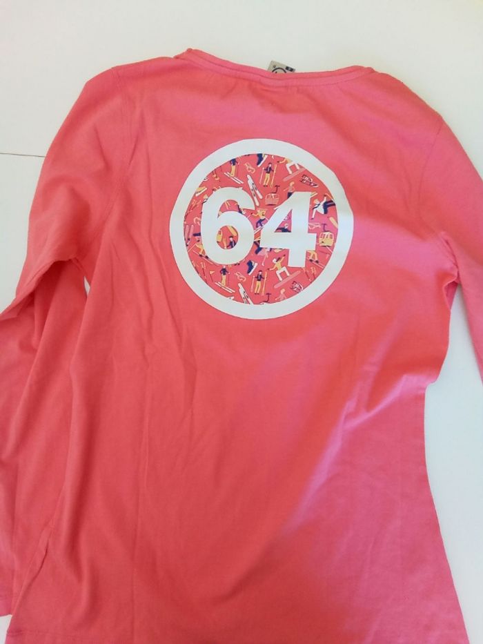 Tee-shirt manches longues, femme taille S, soixante quatre - photo numéro 2