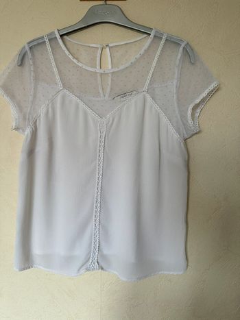 Blouse blanche femme taille S marque Naf Naf