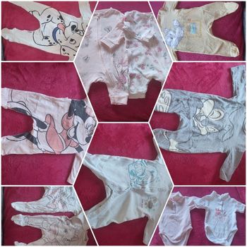 Lot bébé filles 1mois Disney