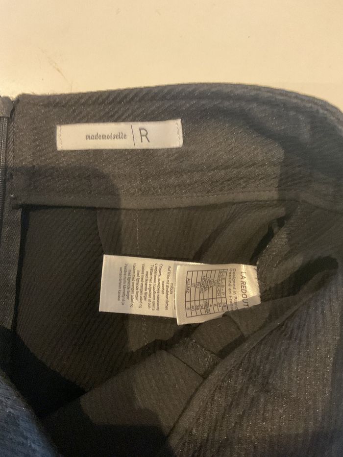 Jupe portefeuille noir épaisse La Redoute - photo numéro 4