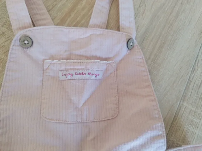 Salopette fille rose - photo numéro 3