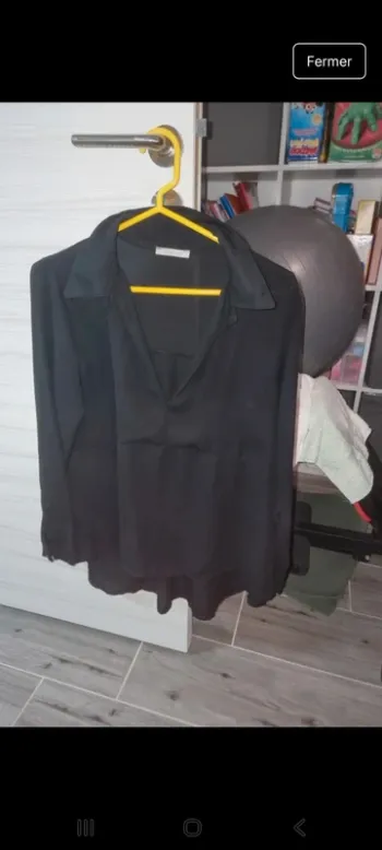 Chemise voilage
