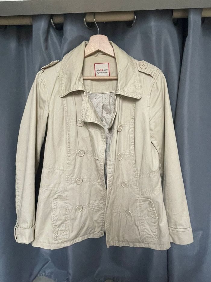 Trench court beige tendance - photo numéro 2