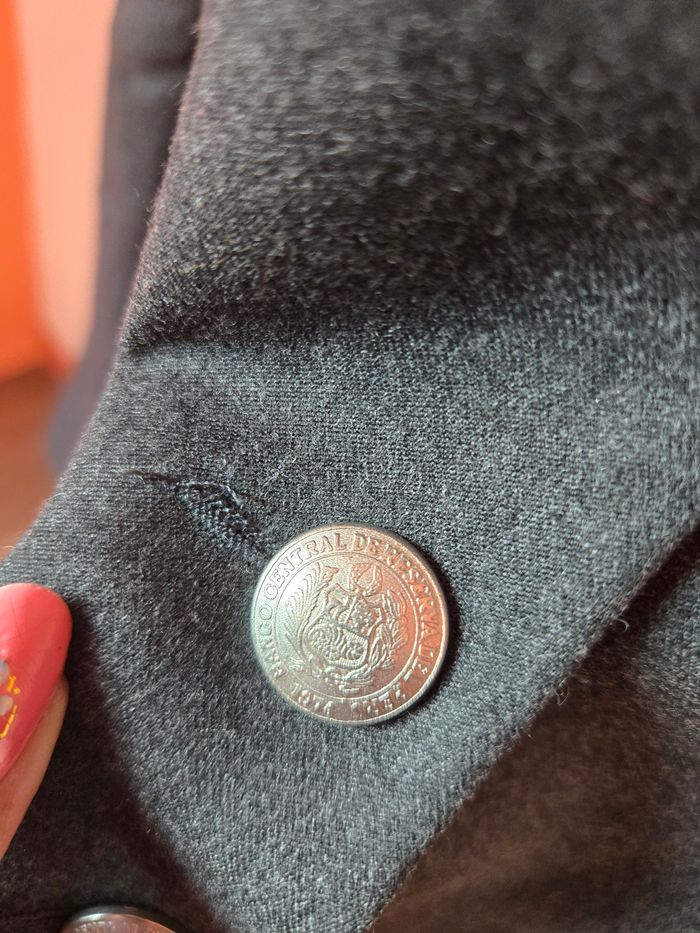 Blazer vintage Platine Paris – Modèle Équinoxe en flanelle, pièce rare - photo numéro 3