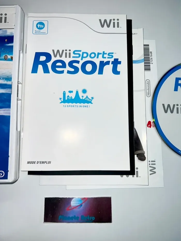Wii Sports Resort - Nintendo Wii Avec Notice Et Point VIP Version Française - photo numéro 3