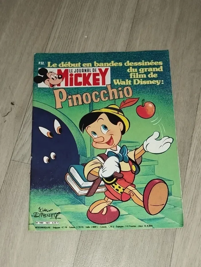 Lot Vintage 7 magazines Journal de Mickey année 1983 L058 - photo numéro 6
