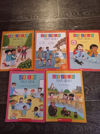 Lot 5 livres auzou moi je lis tout seul premières lectures cp ce1