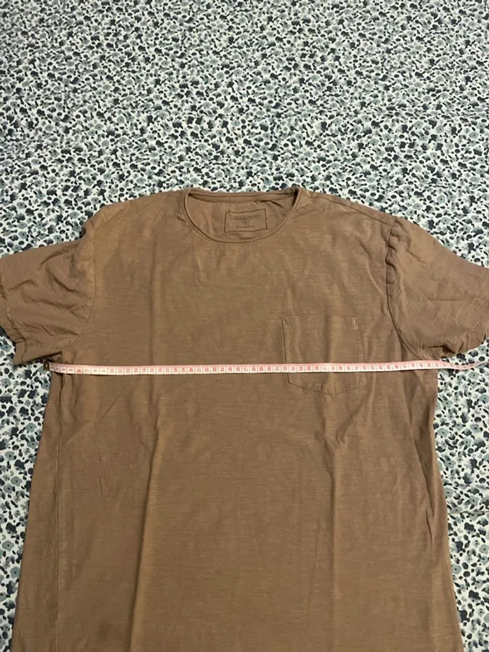 T-shirt homme, Liberto, taille M. Couleur marron clair - photo numéro 3