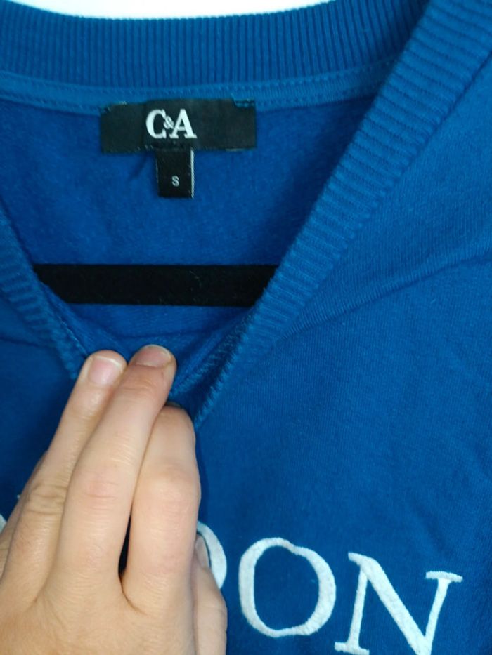 Pull bleu "london" - C&A - Taille S - photo numéro 2