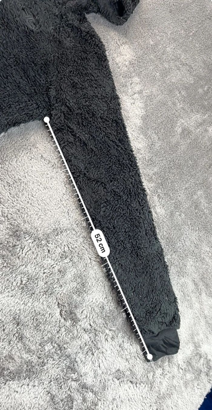 Pull sweat Polaire à capuche avec zip Fila noire – Taille L Homme - photo numéro 5