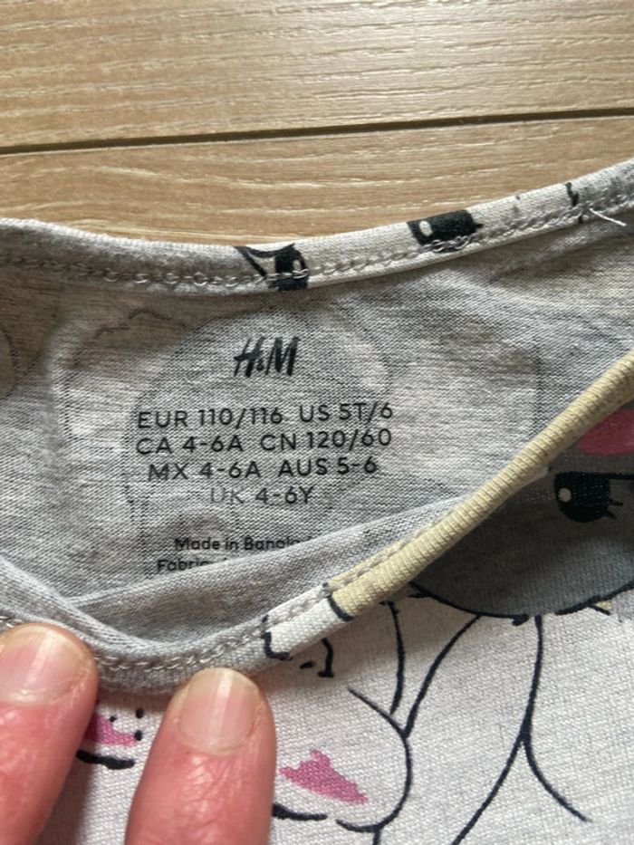 Robe lapin H&M 5/6 ans - photo numéro 3