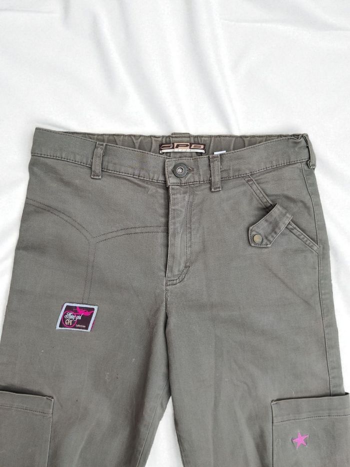 Pantalon cargo fille 12 ans vert kaki GPB très bon état - photo numéro 4