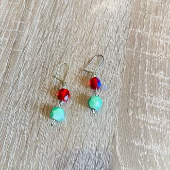 Boucles d’oreilles pendantes 🌸