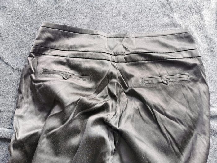 Pantalon noir satiné femme S 36 - photo numéro 2