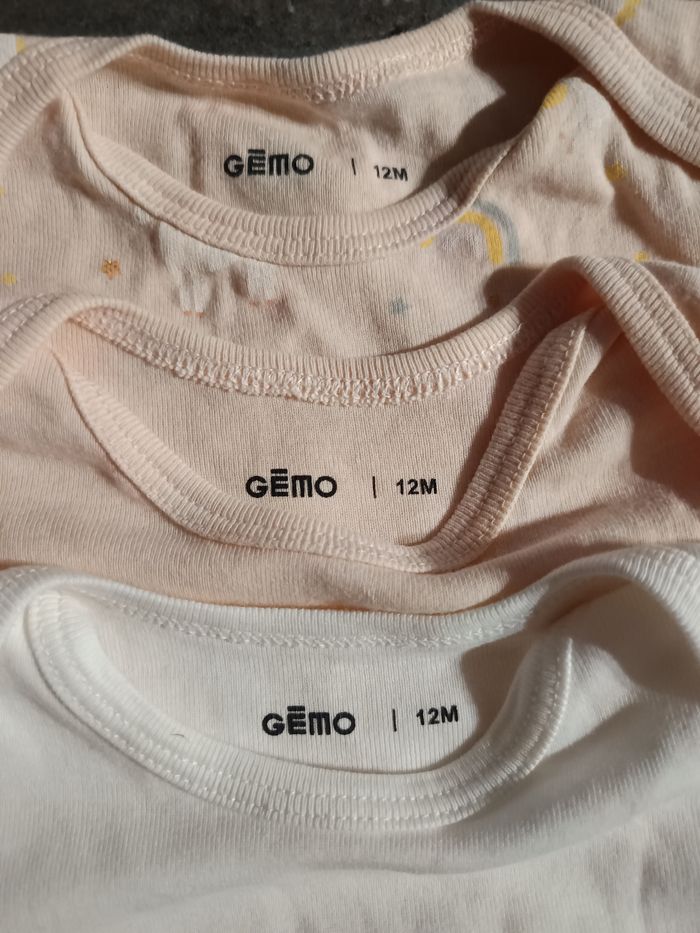 Lot bodies licornes 12 mois - photo numéro 4