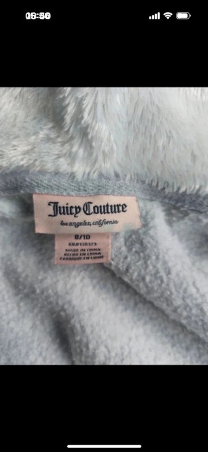Veste avec capuche Juicy Couture taille 8 / 10 ans - photo numéro 5