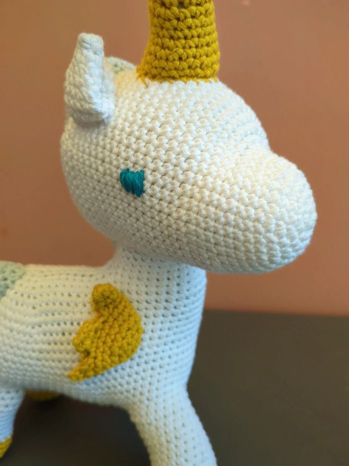 peluche licorne crochet Modèle pica pau - photo numéro 2
