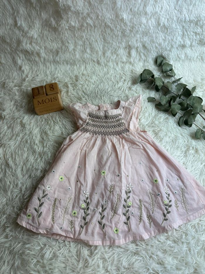 Robe rose Du pareil au même taille 18 mois