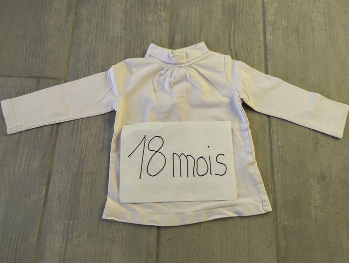 Lot n°368 Sous pull manches longues Kimbaloo 18 mois