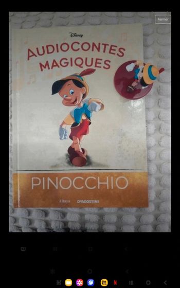 10ėme audioconte magique altaya deagostini disney audio conte compte comte magic livre& figurine